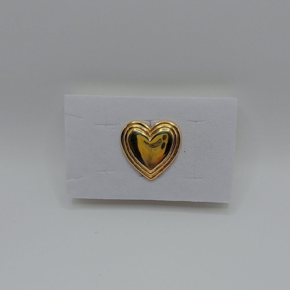 Gold Minimalist Brooch with Geometric Elegance